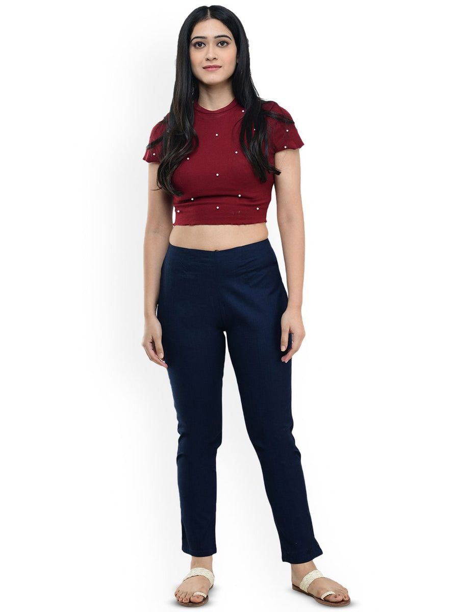 Rajputana Camisa Women Cotton Regular Fit Casual Trouser – photo 5